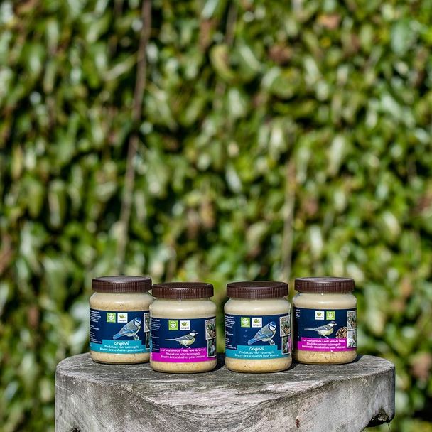 Vogelpindakaas variatie