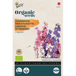 Buzzy® Organic Delphinium Imperial mixed (BIO)