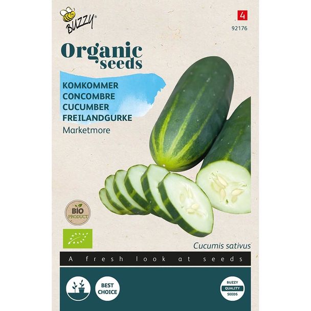 Buzzy® Organic Komkommer Marketmore  (BIO)