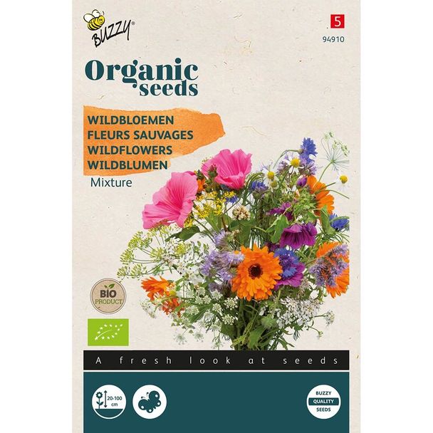 Buzzy® Organic Wildbloemen mengsel  (BIO)