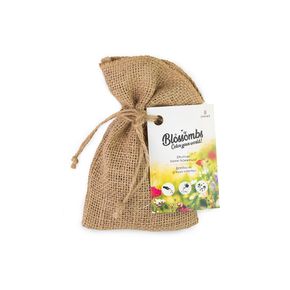 Blossombs Jute geschenkzakje met 8 zadenbommetjes