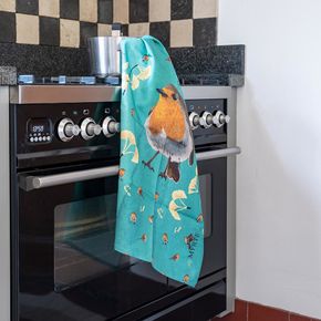 Theedoek Roodborst – Myrte