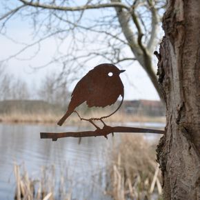 Metalbird roodborst