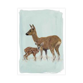 Wenskaart Hert - Myrte