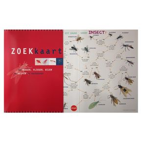 Zoekkaart - Muggen, vliegen, bijen en wespen