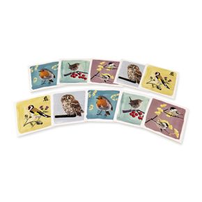 Wenskaartenset populaire vogels - Myrte (2 x 5 designs)